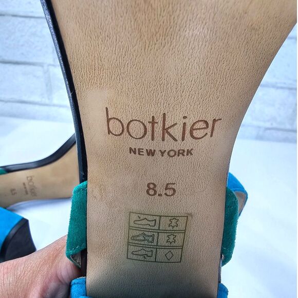 Botkier Gianna Colorblock Sandal Ultramarine Combo Size 8.5 - Picture 8 of 10